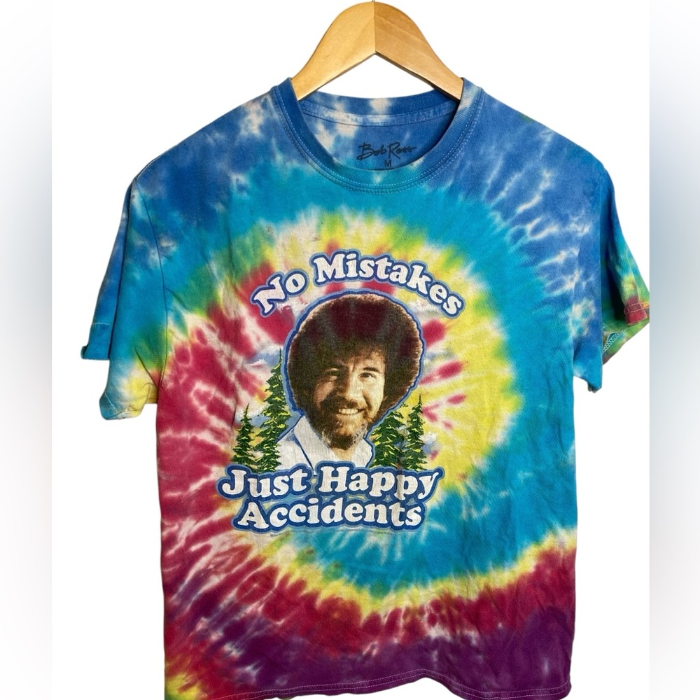 Bob Ross Tie-Dye Short Sleeve Tee